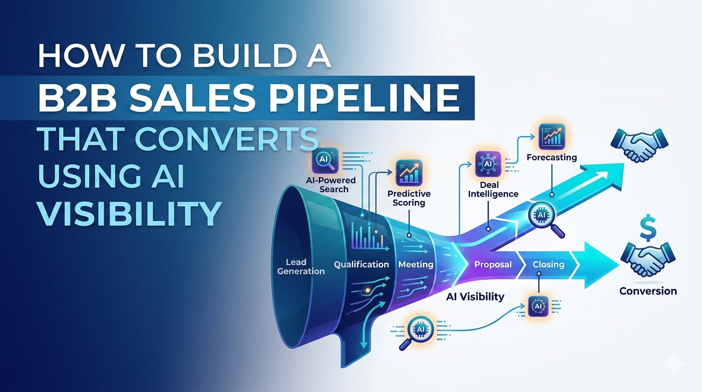 How to Build a B2B Sales Pipeline That Converts Using AI Visibility AIsearchflow