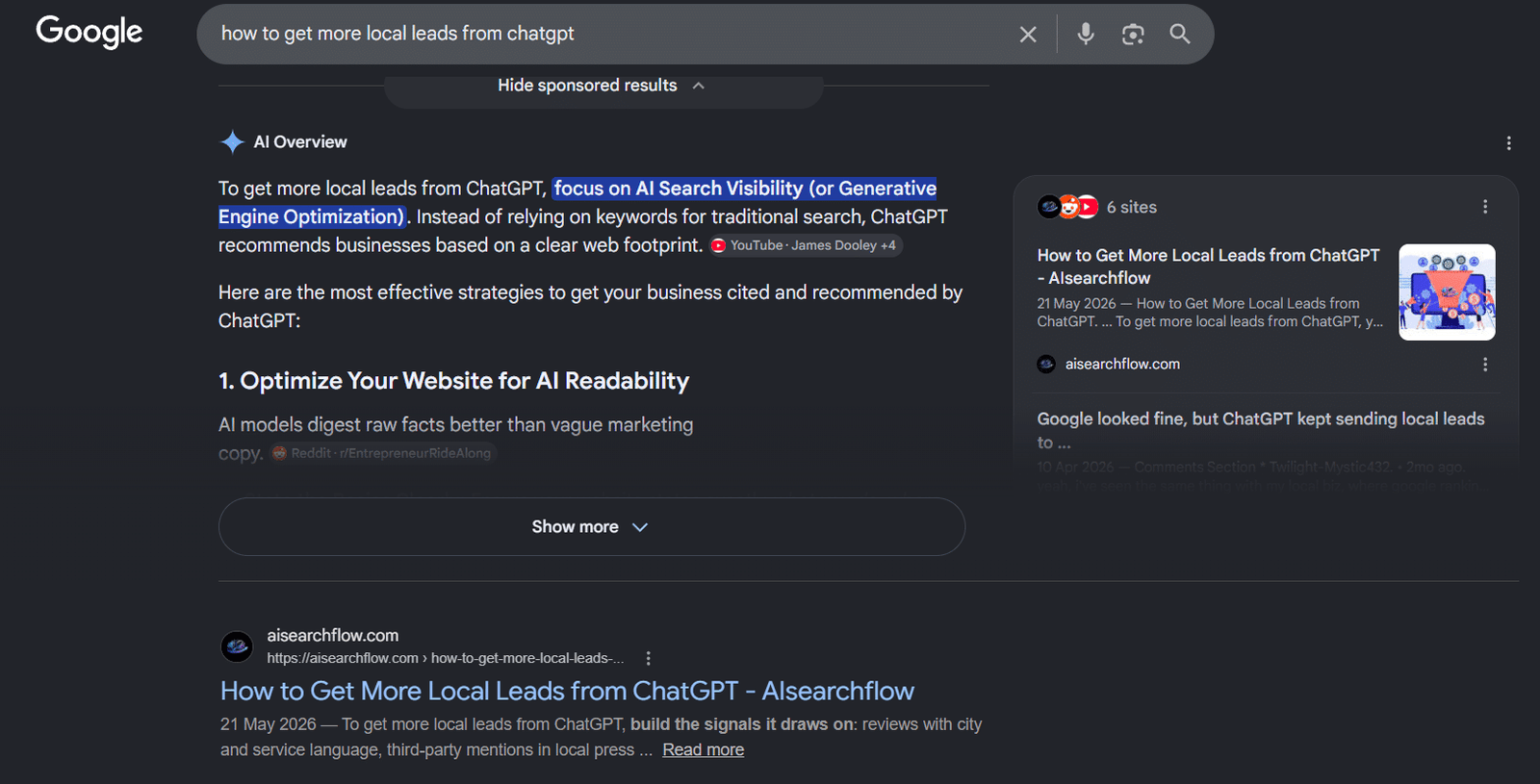 How Do I Get My Business Listed in ChatGPT and AI Overviews?